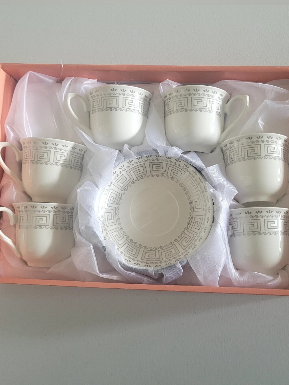 12pc Porcelain Tea Cup Set